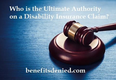 Authority and Disability Insurance Companies